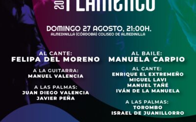 Cartel del XXXVI Festival Flamenco de Almedinilla